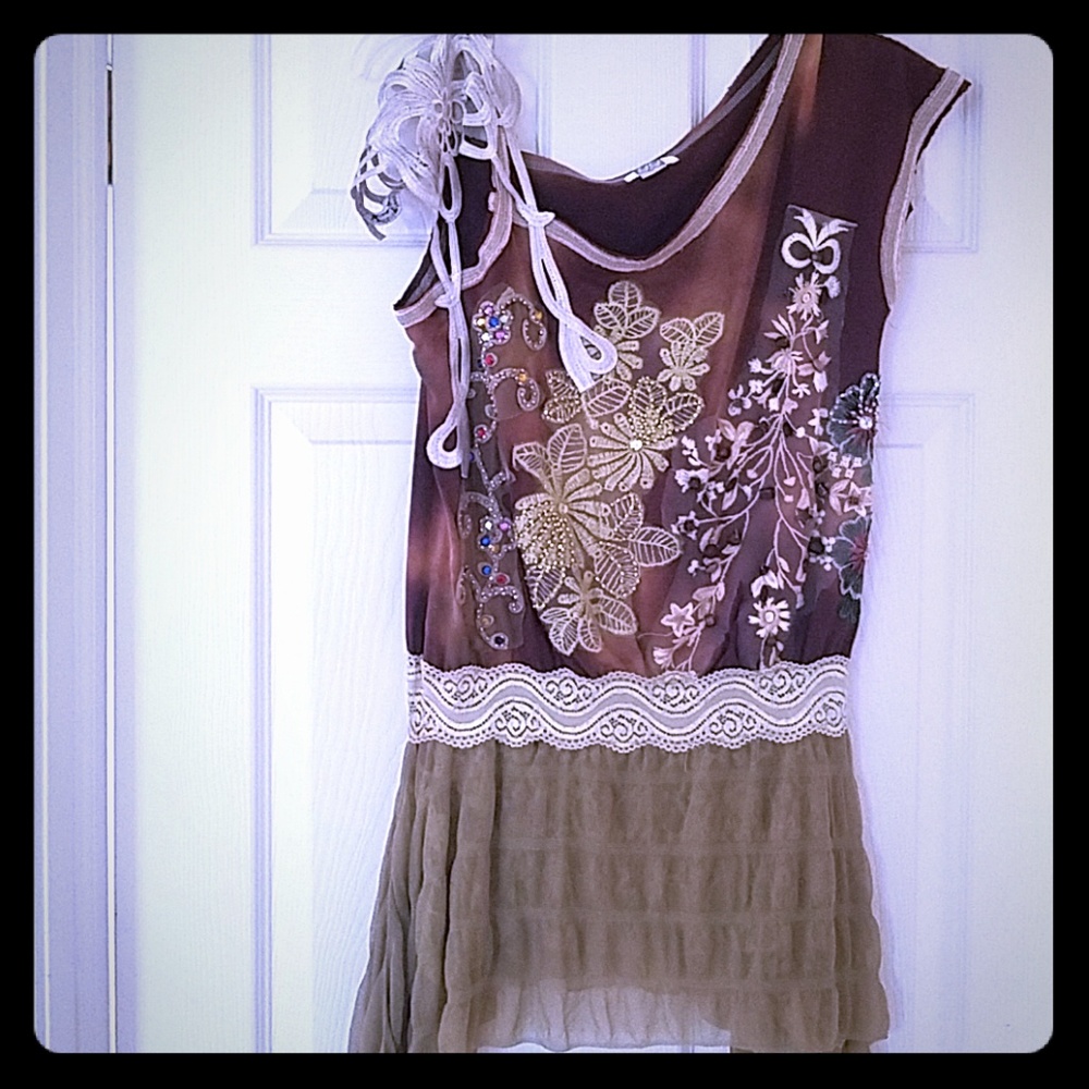 Funky sequined top